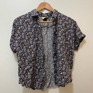 Universal Thread Floral Patterned Shirt